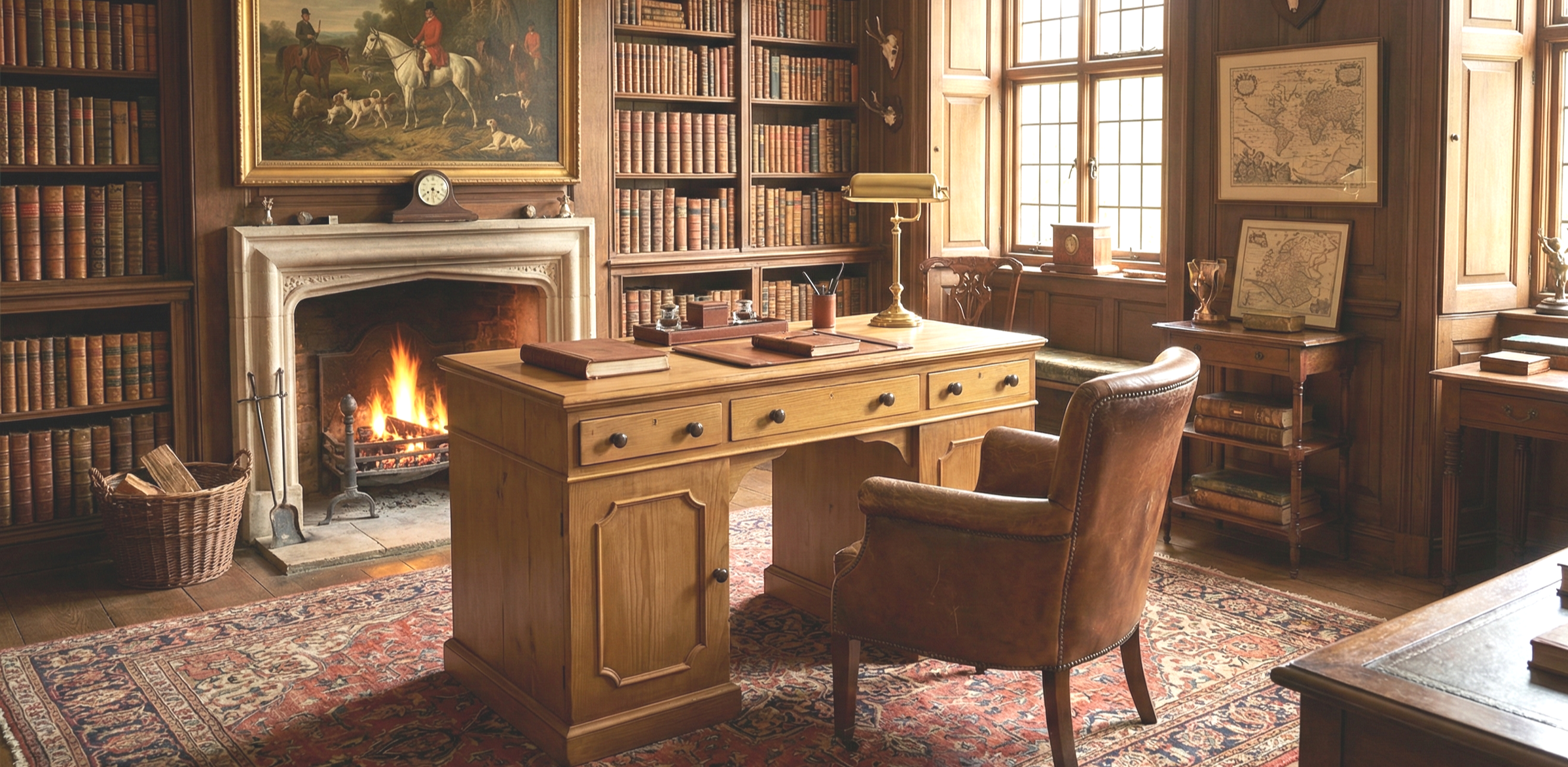 Antique Pine Desks For Sale — Pine Furniture - Specialists In